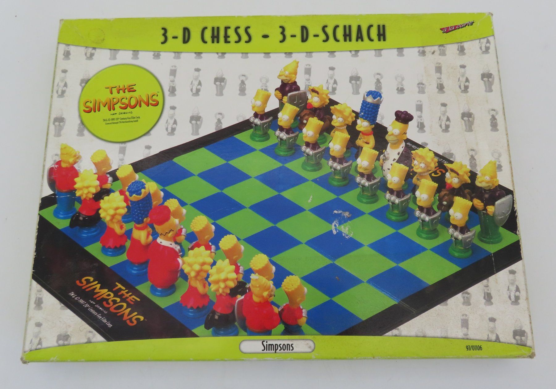 Spiele: Simpson 3D Schach von à la carte – Gebraucht aus Reinach BL von WBZ-Flohmarkt