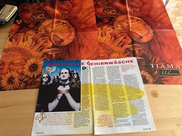 TIAMAT tolle rare Poster und original Unterschriften! Gothic