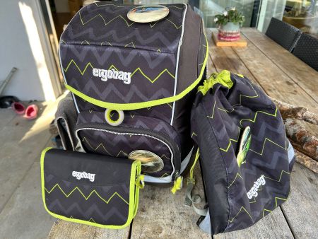 Ergobag Schulrucksack Set mit Zubehör - gebraucht