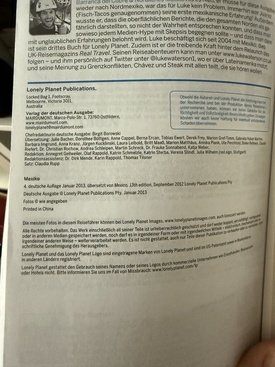 Libri: Lonelyplanet - Reiseführer - Mexiko – Usato da Zug venduto da tami12 2