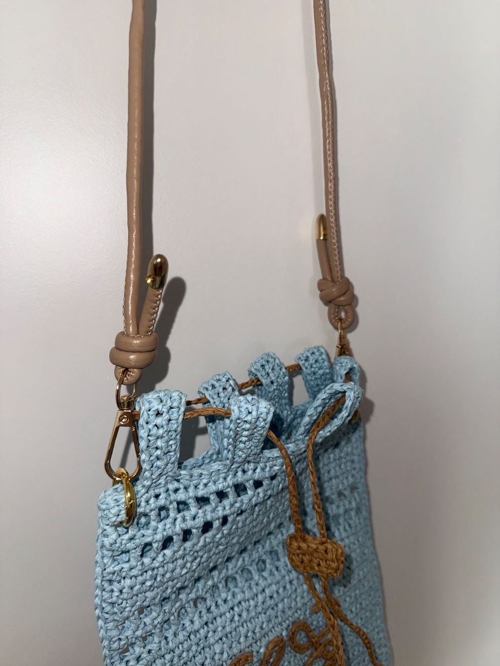 Borse da donna: Tasche aus Raffiabast Umhängetasche handgestrikt – Nuovo (secondo la descrizione) da Buchrain venduto da nat_pl5p 4