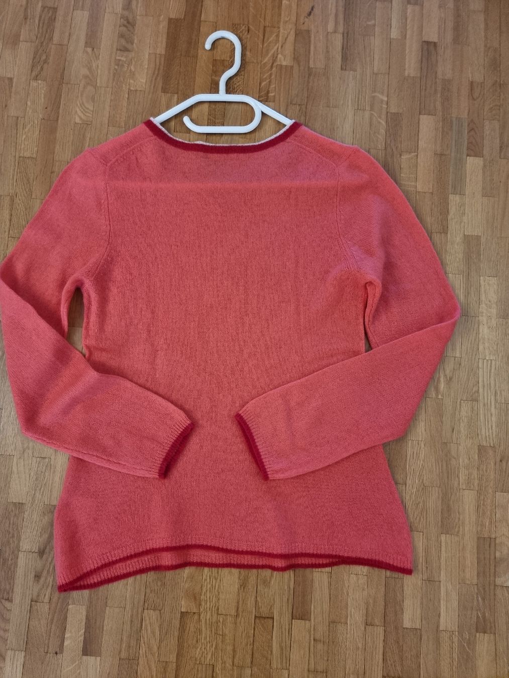 Maglioni & Felpe: Twin set rose orangé Esthème Cachemire – Usato da Veyrier venduto da Leilazizou 5
