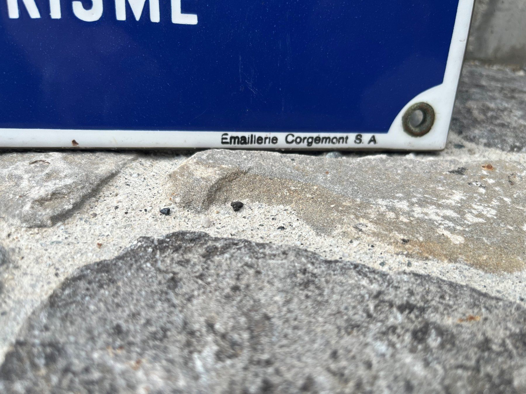 TCS Schilder: Originales TCS Emailschild – Gebraucht aus Zell LU von Steinacker1 2