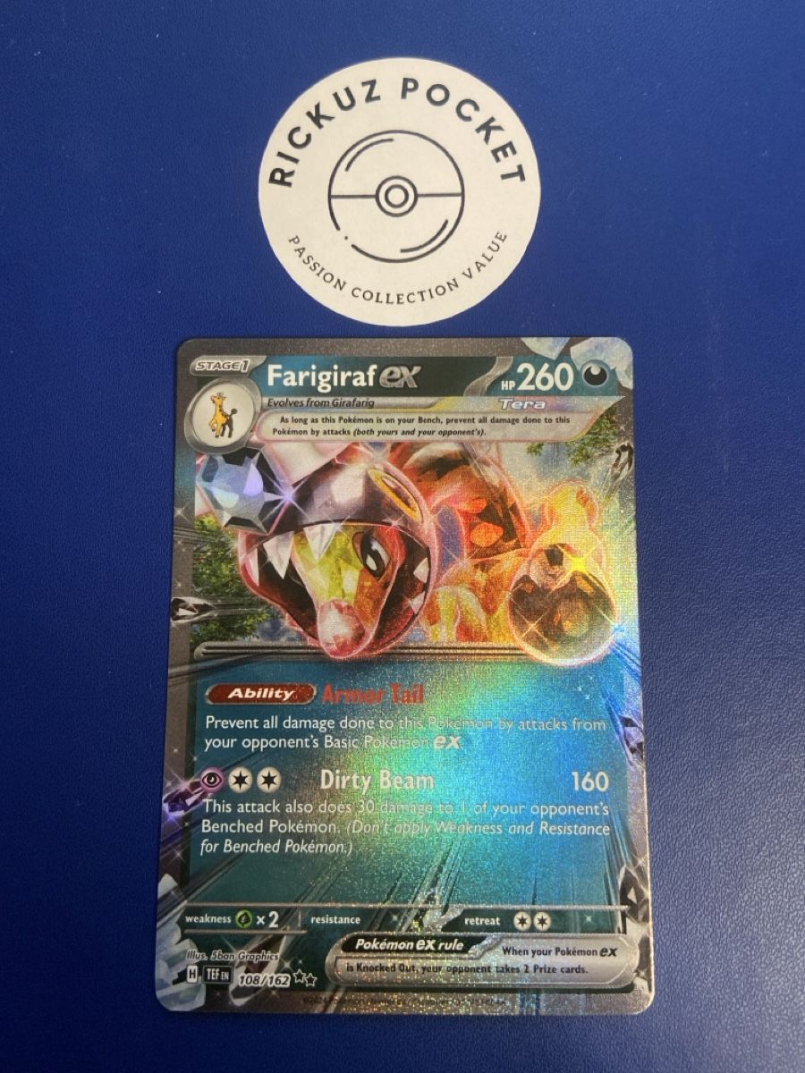 Pokémon Carte collezionabili: Farigiraf Ex #108 Pokémon Temporal Forces – Usato da Montagnola venduto da Rickuz