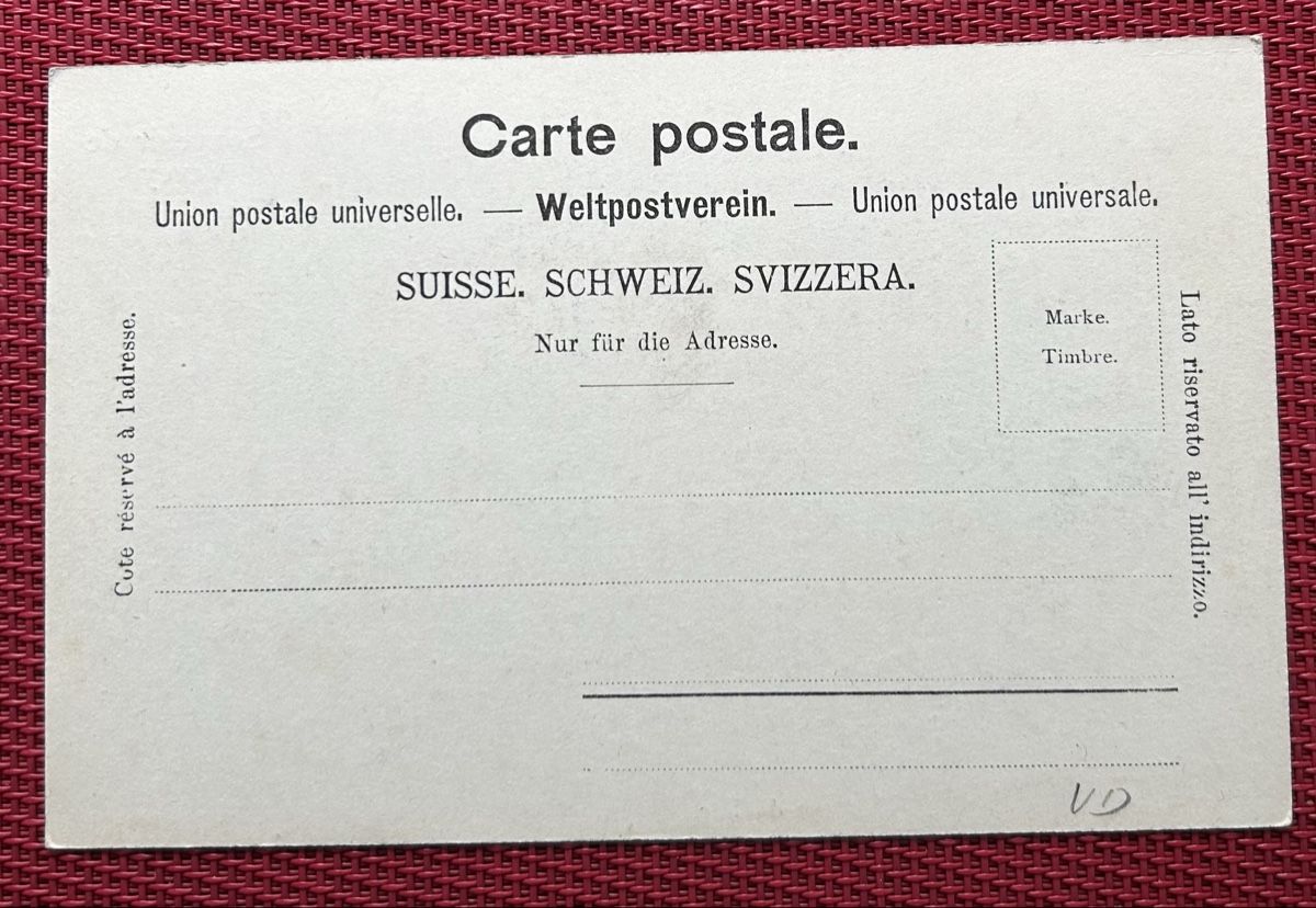 Cartoline postali: Souvenir de Vevey  – Usato da Horw venduto da Tellbub 1