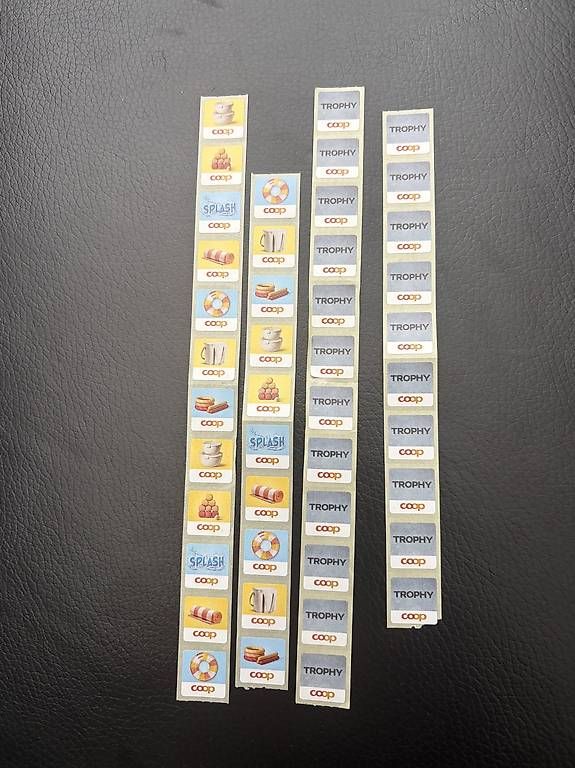 Coop Sammelmarken & -punkte: Splash & Trophy Sammelmärkli Coop – Neu (gemäss Beschreibung) aus Bremgarten AG von Honeybooker
