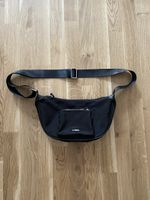 L.CREDI Crossbody Bag Black Nylon Good Condition