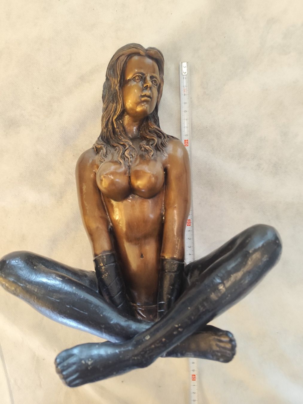 Sculture & Statue: Bronce Skulptur einer sitzenden Frau.!!! – Usato da Dietikon venduto da nala_66 5