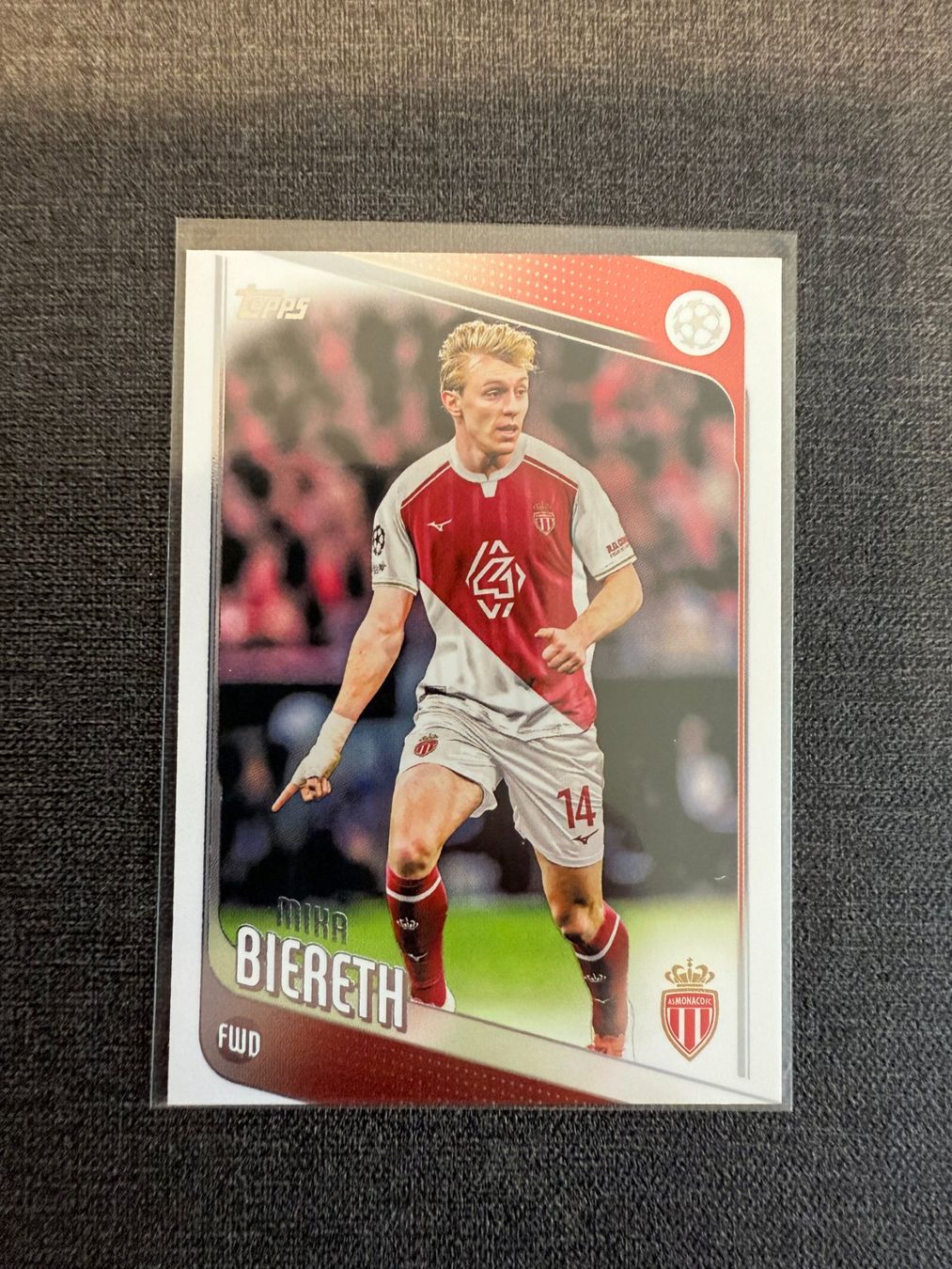 Topps Carte collezionabili: Topps Mika Biereth AS Monaco – Usato da Burgdorf venduto da Sports_Cards_3400