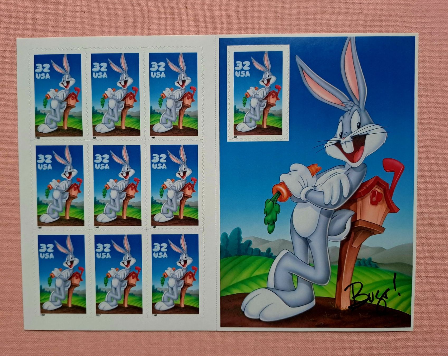 Tutti i francobolli: toller Markenbogen Bugs Bunny USA postfrisch 1997 – Nuovo (secondo la descrizione) da Ostermundigen venduto da pedru8