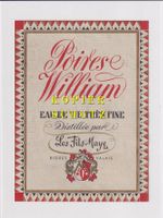 Etikette - Poires William (Eau de vie très fine) /bd