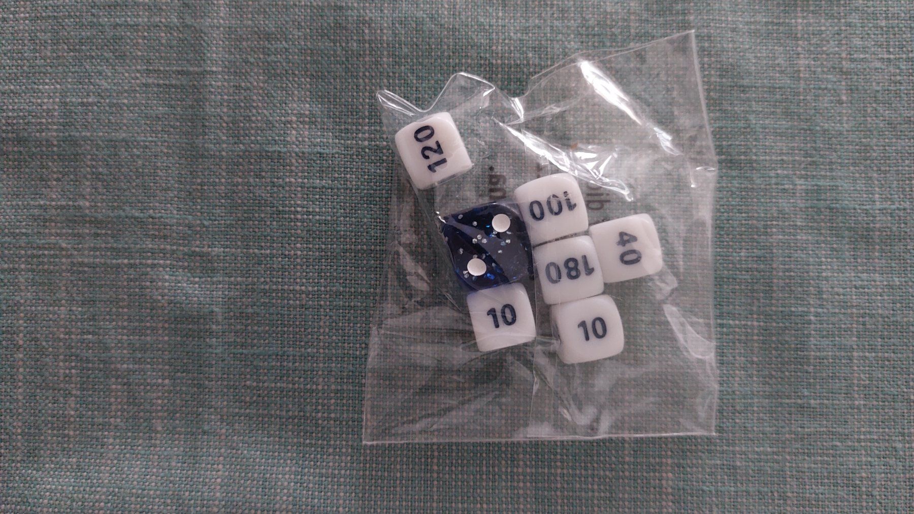 Pokémon Carte collezionabili: Set of dices - blue sealed – Nuovo (secondo la descrizione) da Bellinzona venduto da Pagur