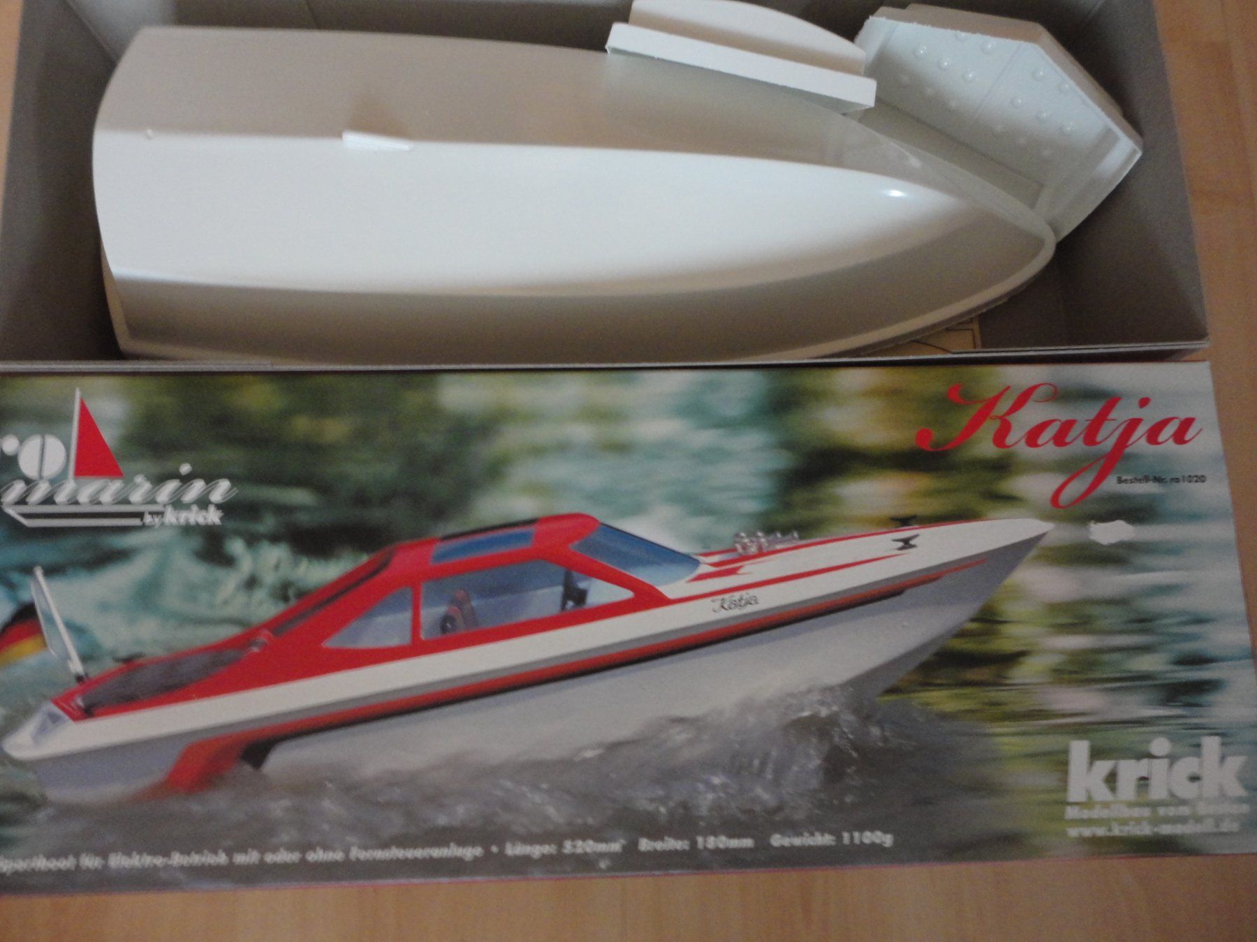 Robbe Modellismo RC: Robbe Krick Katja Modellboot  - Neu! – Nuovo e nell'imballaggio originale da Horgen venduto da RcModell