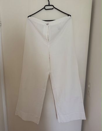 Leinen Hose Weiss Grösse XXL