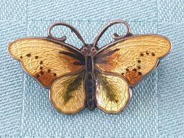 alte Brosche Schmetterling