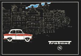 Trabant Ansichtskarte - Rarität für Sammler!