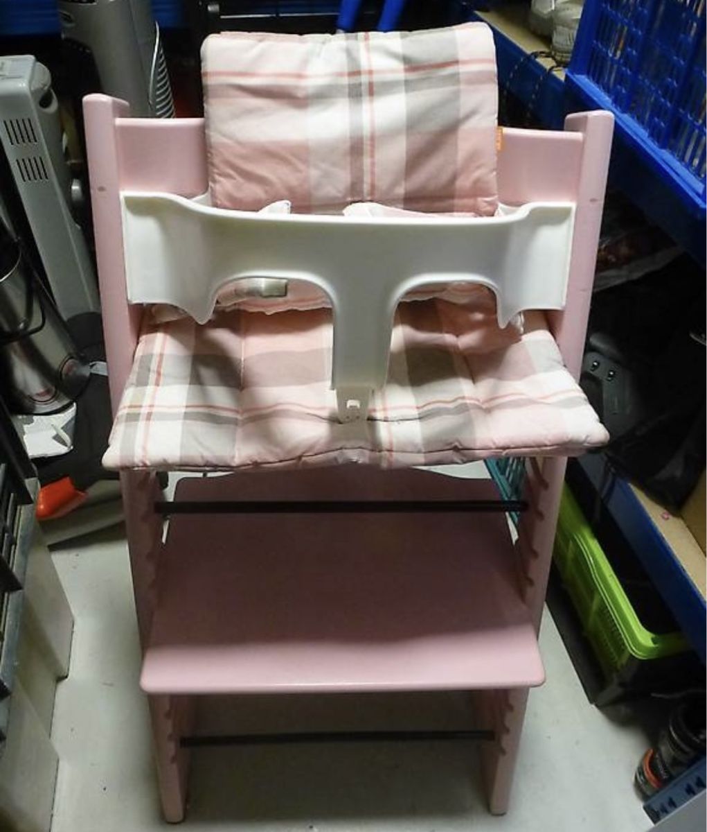 Stokke Seggioloni: stokke triptrap mit babyset und kissen – Usato da Landquart venduto da lumima