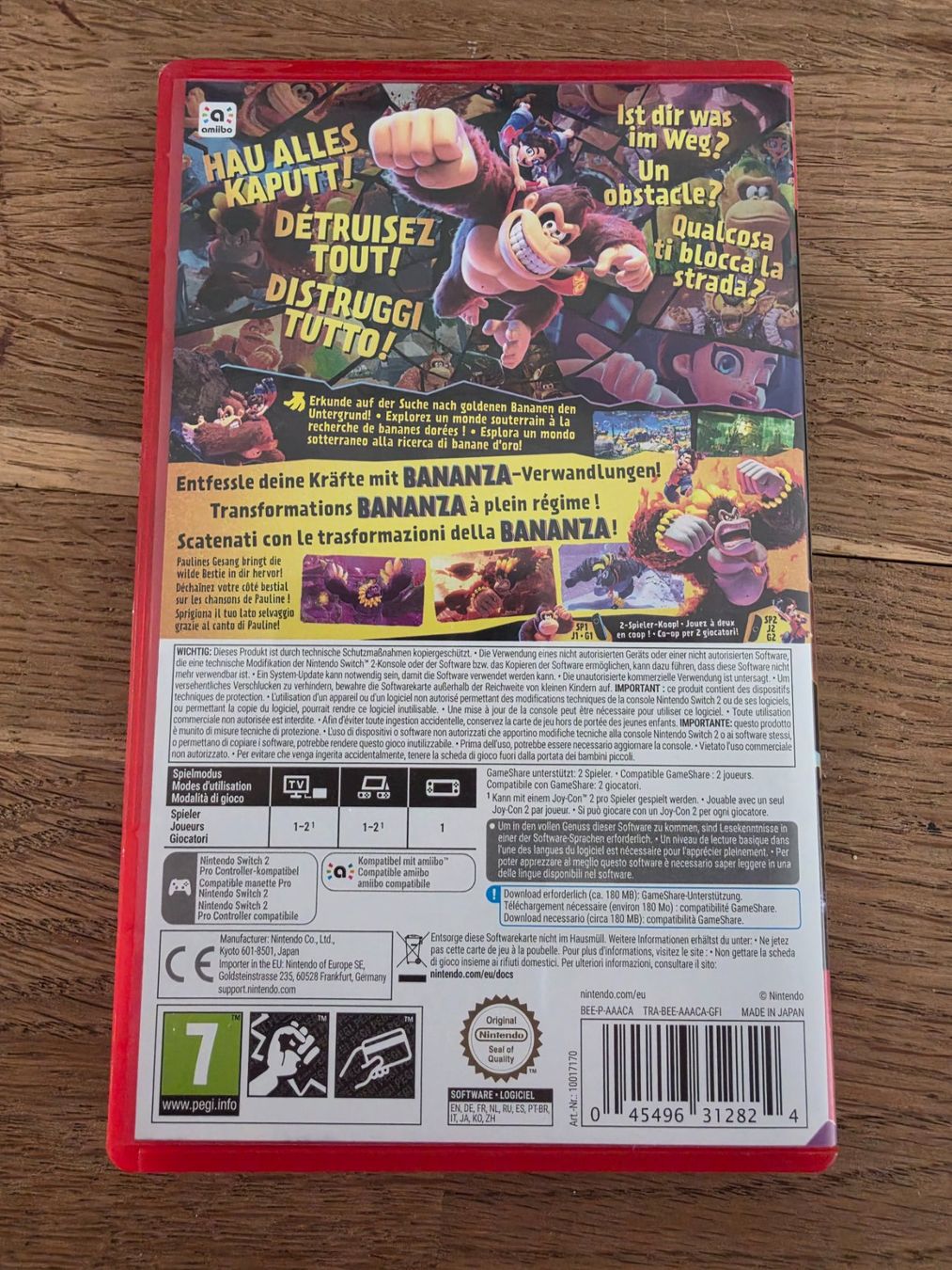Nintendo Spiele: Nintendo Switch 2 Donkey Kong Bananza – Gebraucht aus Petit-Lancy von moh_6dsd 1