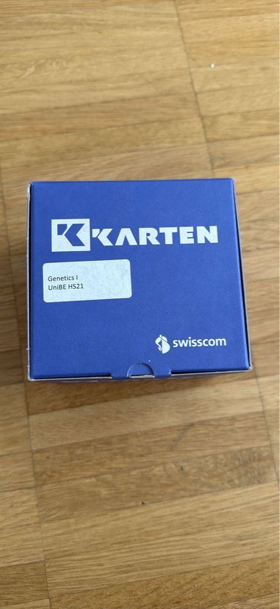 Swisscom Altro materiale scolastico: Kkarten - Genetics 1 – Usato da Pieterlen venduto da L.Huber