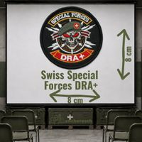 Patch - Badge - Swiss Special Forces DRA+ [🚫Klett 🚫velcro]