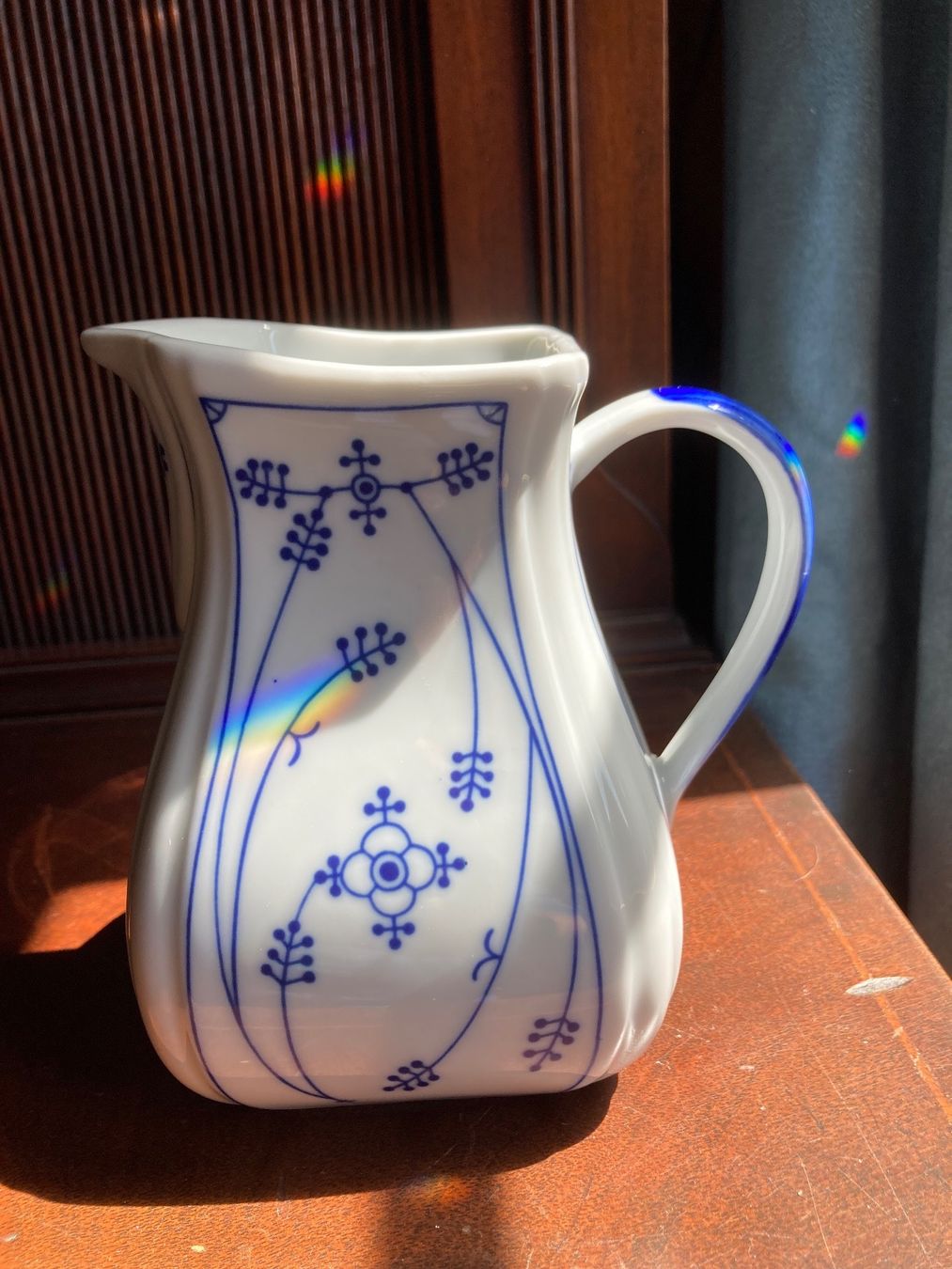 Caraffe: Kleines Blau/weisses Krüglein – Usato da Ranflüh venduto da SwR_E19 1