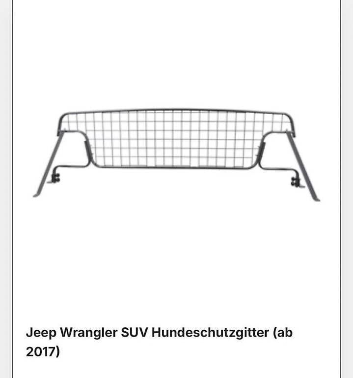 Gabbie, trasporto & Sicurezza: Hundeschutzgitter Jeep Wrangler ab 2017 – Usato da Alberswil venduto da Hjarta