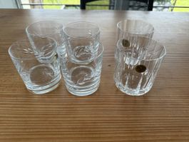 6 RCR Alkenstar Kristallgläser Whisky Wasser Gläser Set