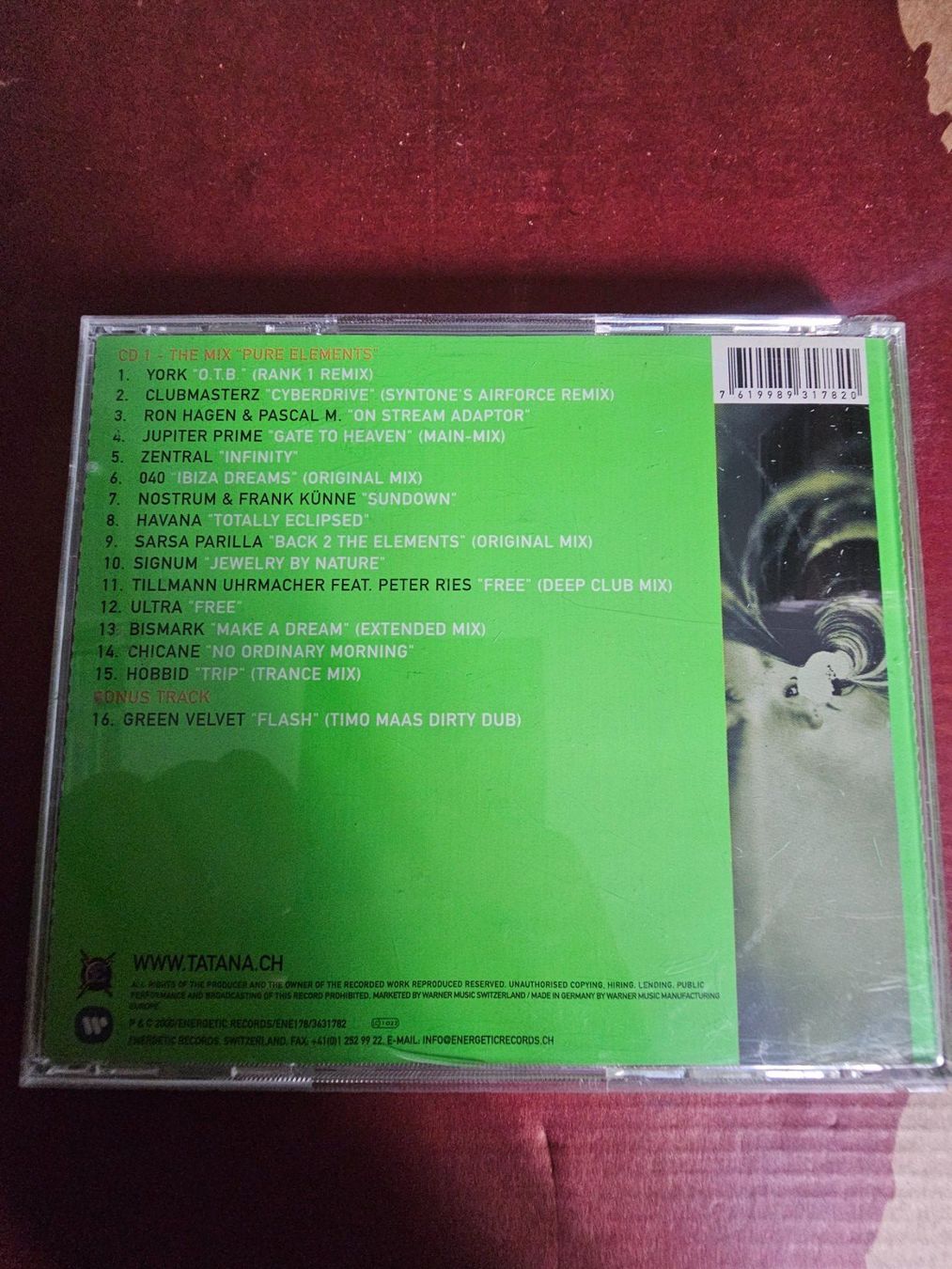 CDs: CD - DJ Tatana – Pure Elements (Trance, 2000) – Gebraucht aus Biberist von Foolio0 1