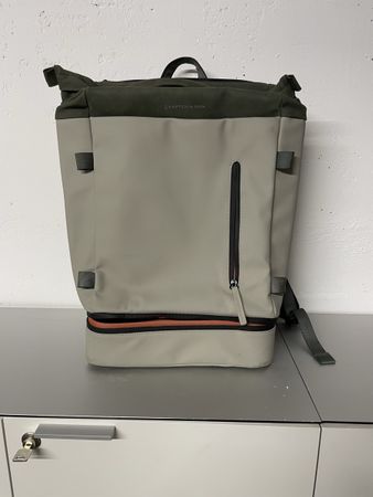 Rucksack Kaeptn& SON khaki/grau guter Zustand