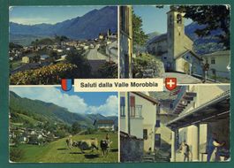 Valle Morobbia, 1982, 4 Ansichten, gelaufen, Grossformat
