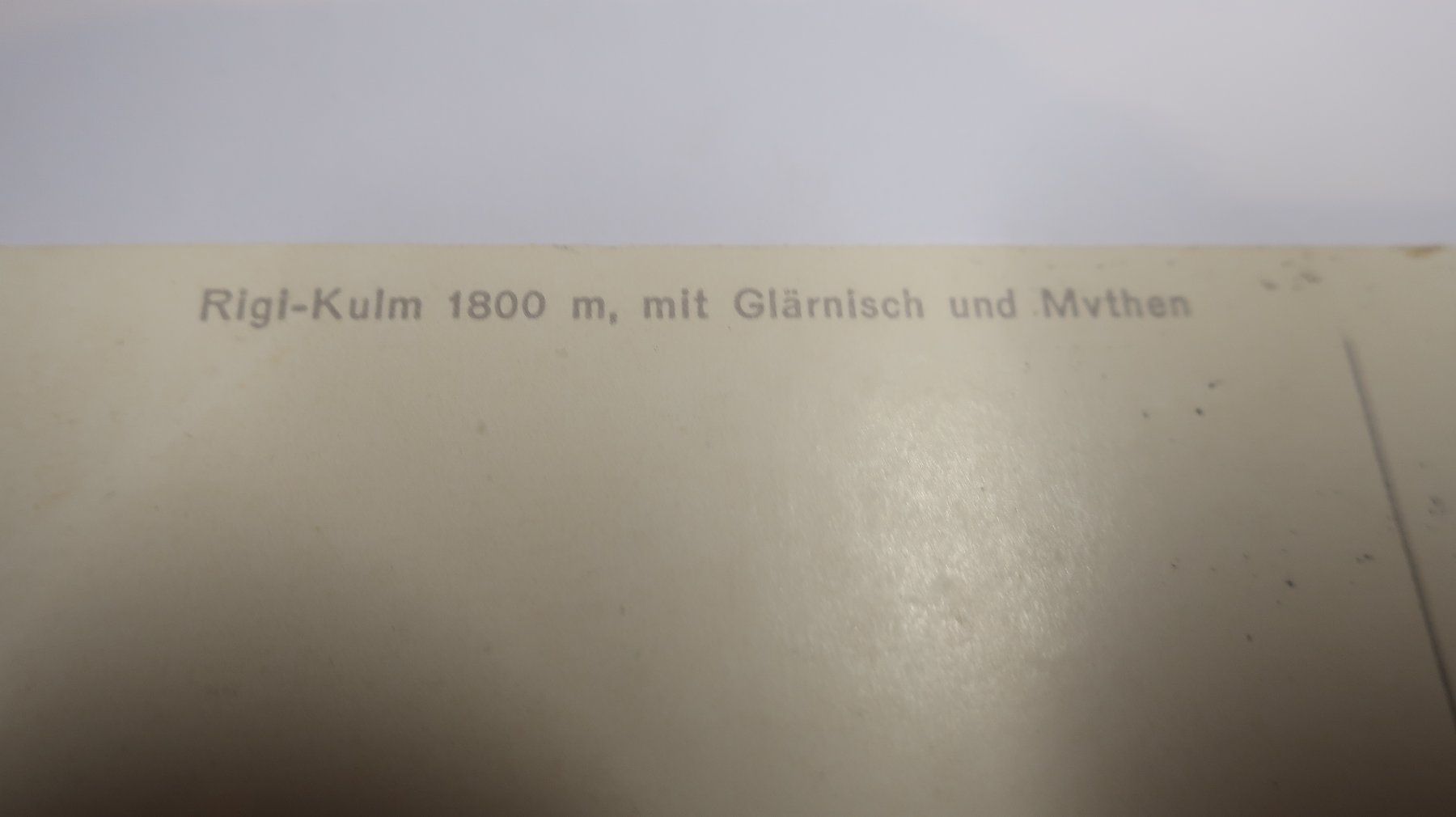 Cartoline postali: Rigi-Kulm mit Glärnisch und Mythen  1932 – Usato da Cormoret venduto da Pascalll2001 6