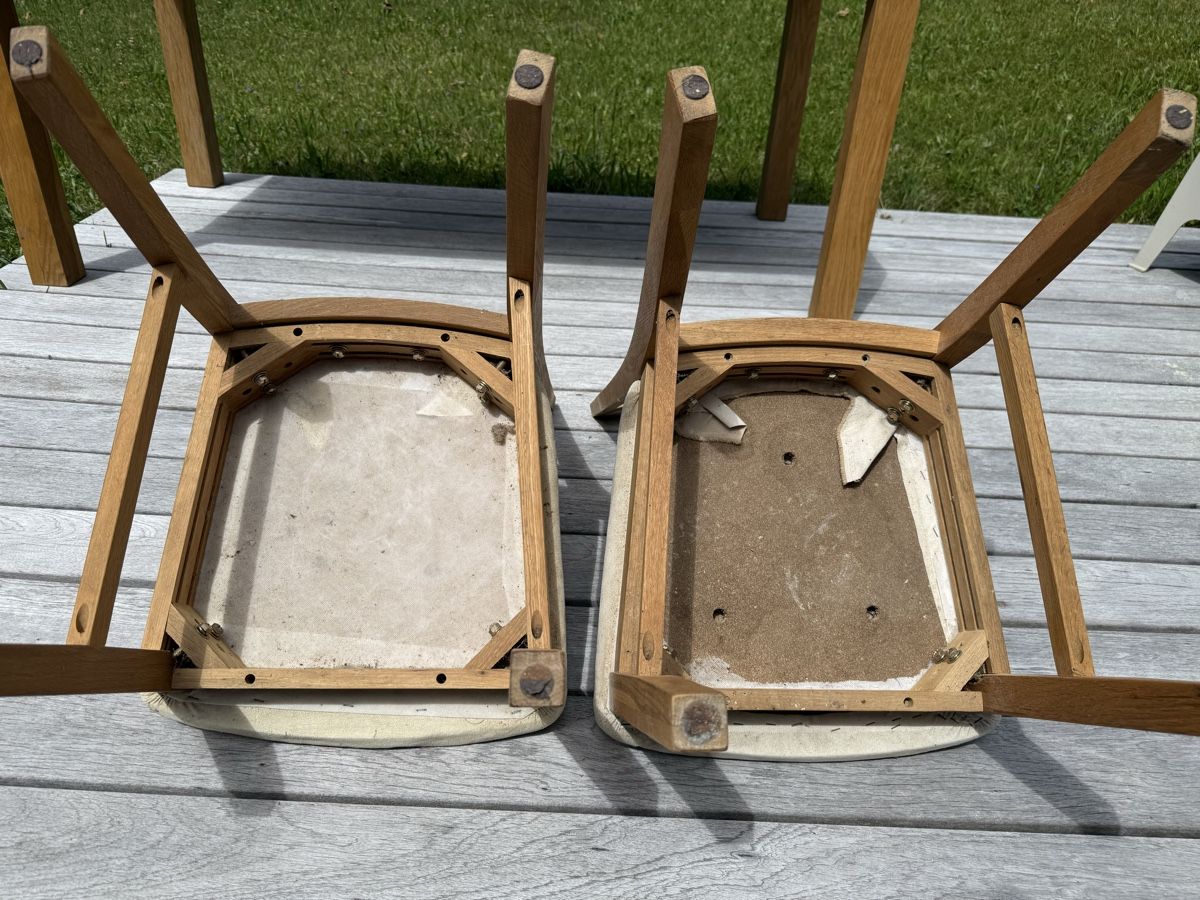 Jysk Tables: Esstisch Eiche Natur und 6 Stühle – D'occasion à Hütten par CaFeLe 7