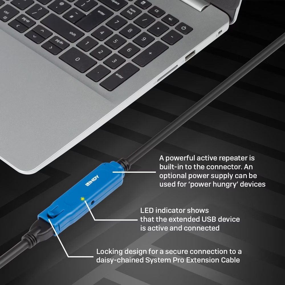 Cavi: Lindy Cavo di prolunga attivo USB 3.0 – Nuovo e nell'imballaggio originale da Peccia venduto da mag_qvx5 6