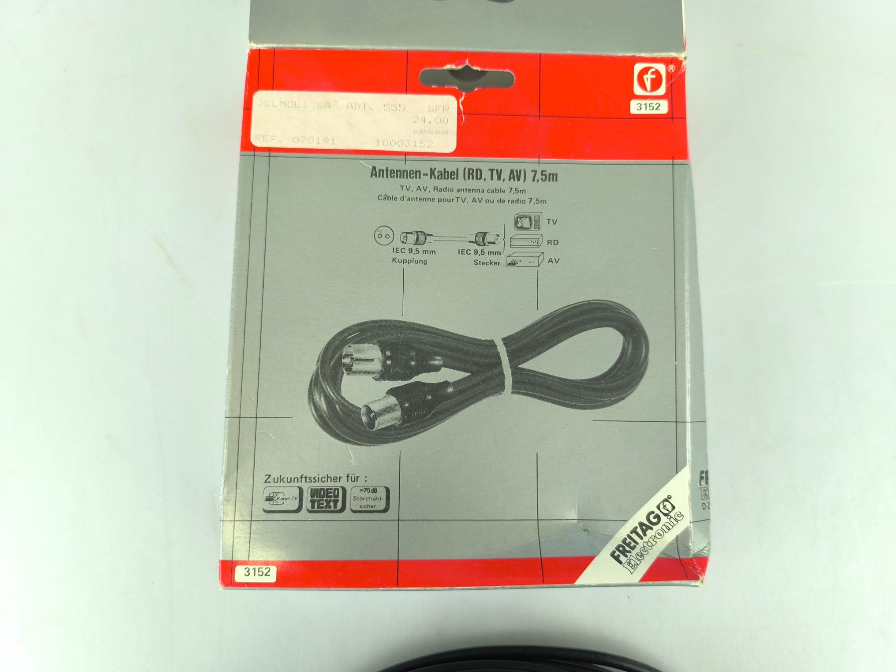 Câbles: Freitag Antennen-Kabel (RD, TV, AV) 7.5m – D'occasion à Rüti ZH par Restwert_Rueti_ZH 1