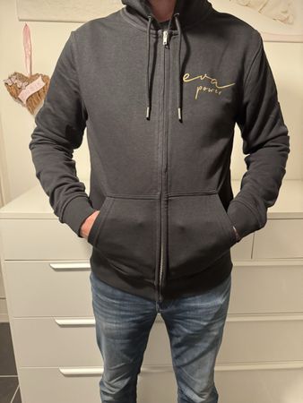 "Eva Power" -Sweatjacke mit Kapuze