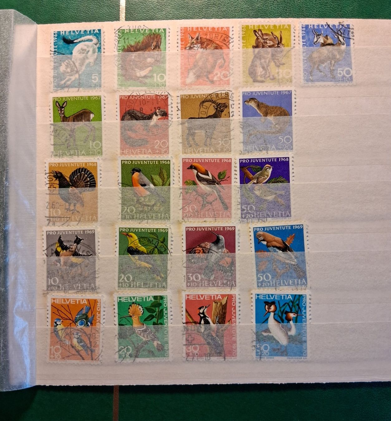 Tutti i francobolli: PJ 1966-70 gets. – Usato da Buchs SG venduto da Tigeradler