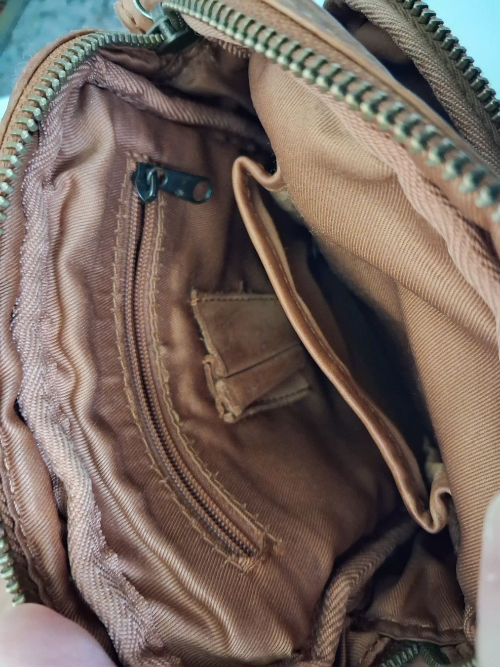 Borse: Schöne Ledertasche "BAER" Design, Herren, Cognac – Usato da Wilderswil venduto da Silverybrown 2