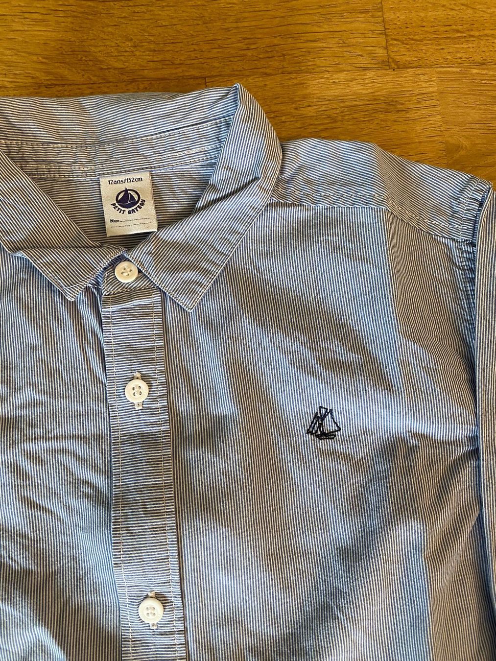 Camicie, T-shirt & Polo: Petit Bateau Hemd Jungs Grösse 12 / 152 – Usato da St. Gallen venduto da ka_mo 1