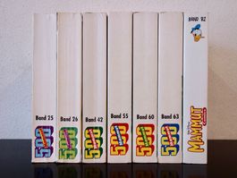 7 Walt Disney Mammut Comics 25 26 42 55 60 63 82 LTB