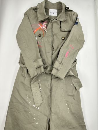 Front Street Mantel, Gr. 8, Khaki mit speziellem Design