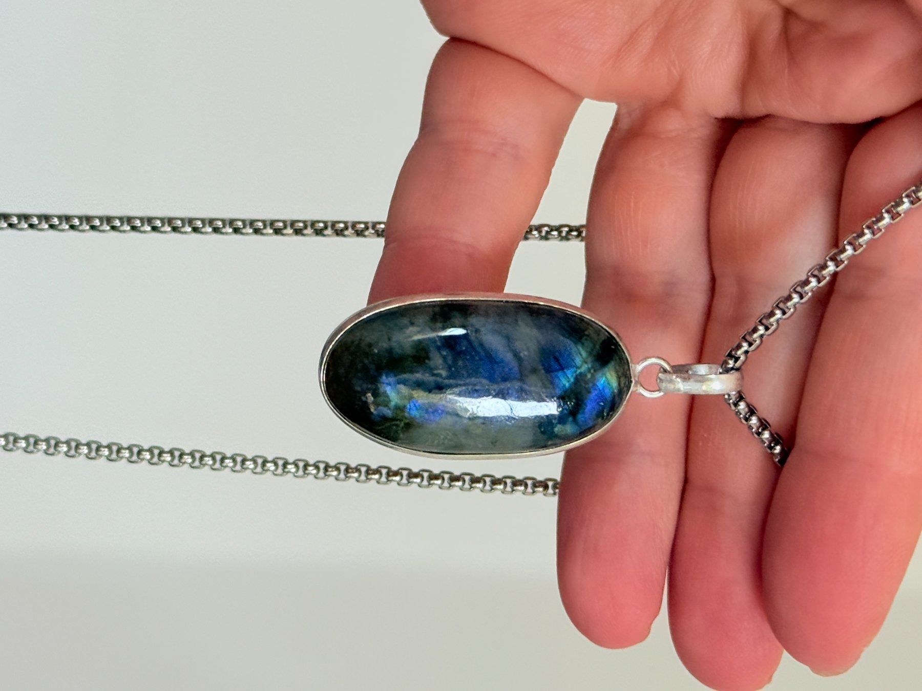 Catenine: Collier avec Labradorite – Nuovo e nell'imballaggio originale da Genève venduto da AWWA 4