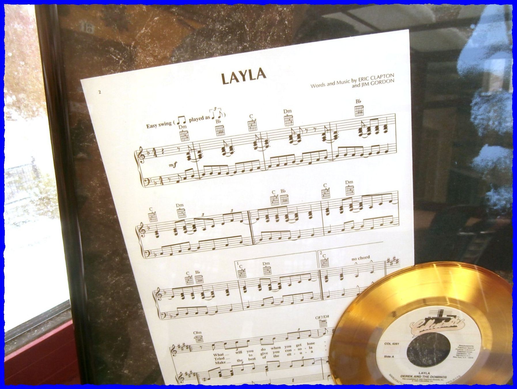Dischi in vinile: Eric CLAPTON "Layla" - Gold Schallplatte - Limited Edition – Nuovo (secondo la descrizione) da Worblaufen venduto da Re_mo81 2
