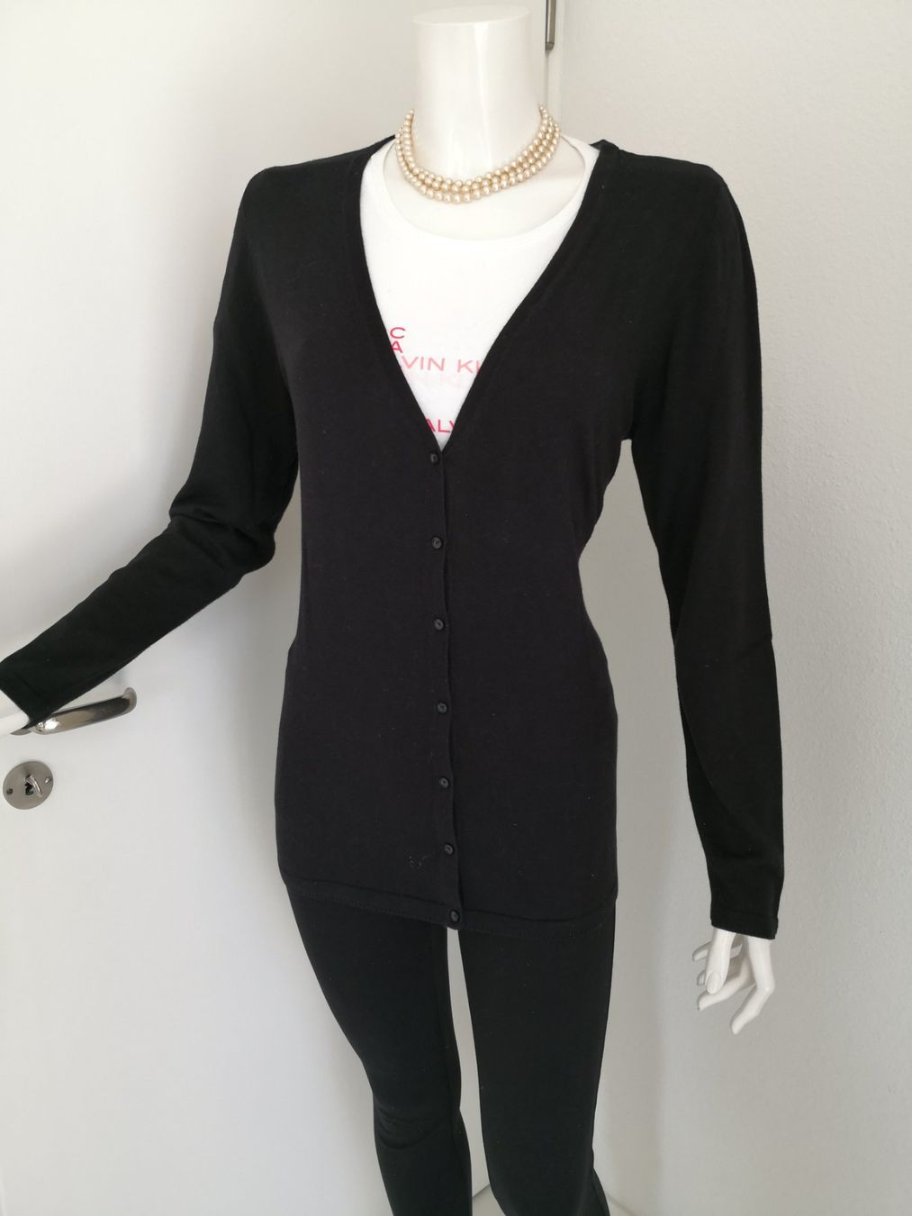 S.Oliver Giacche: 🤩S.OLIVER STRICK-JACKE SCHWARZ – Usato da Olten venduto da Naja-Twins-Twins 6