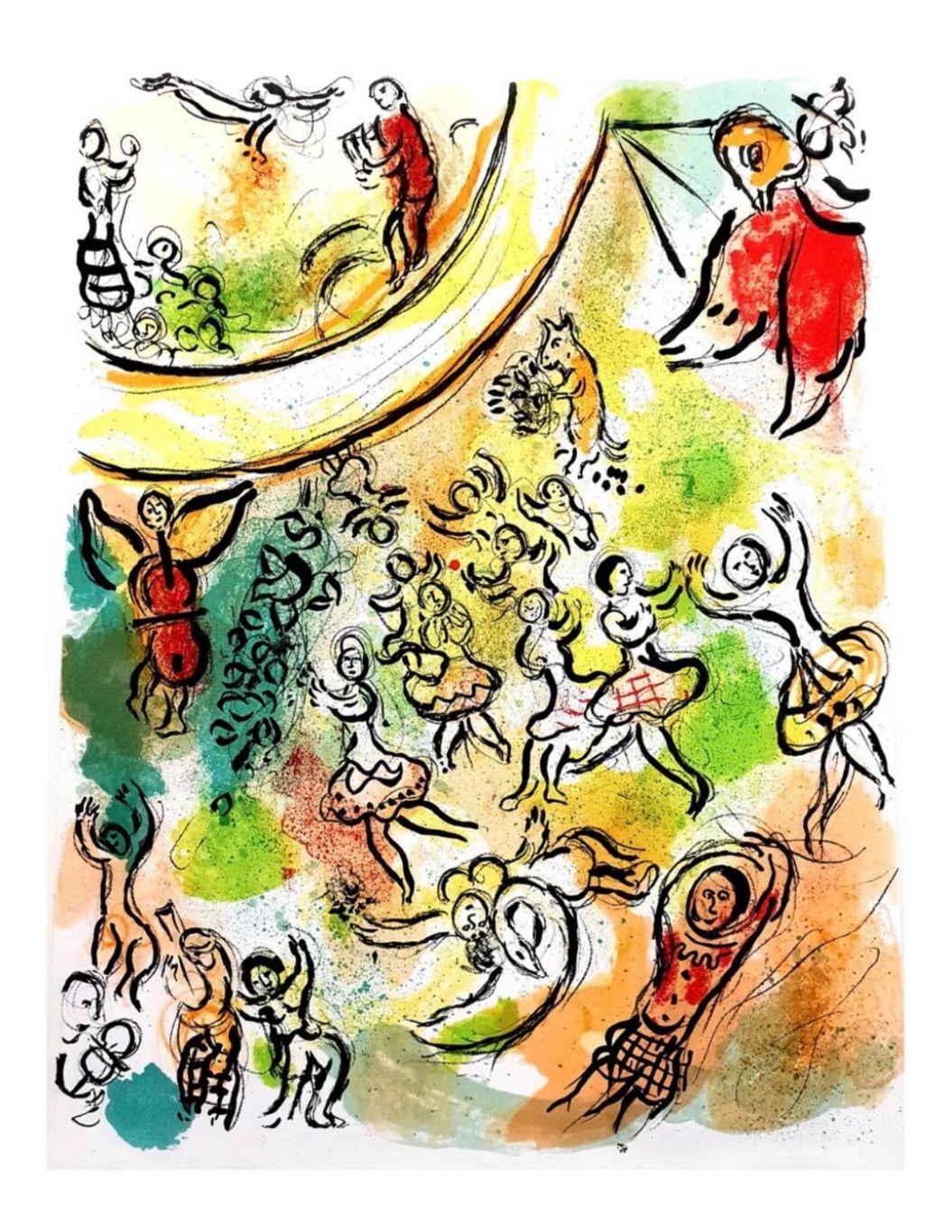 Grafica & Litografie: Marc Chagall: Paris Oper 1965 Original-Lithographie Plafond – Usato da Bachenbülach venduto da Simivk