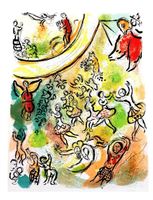 Marc Chagall: Paris Oper 1965 Original-Lithographie Plafond