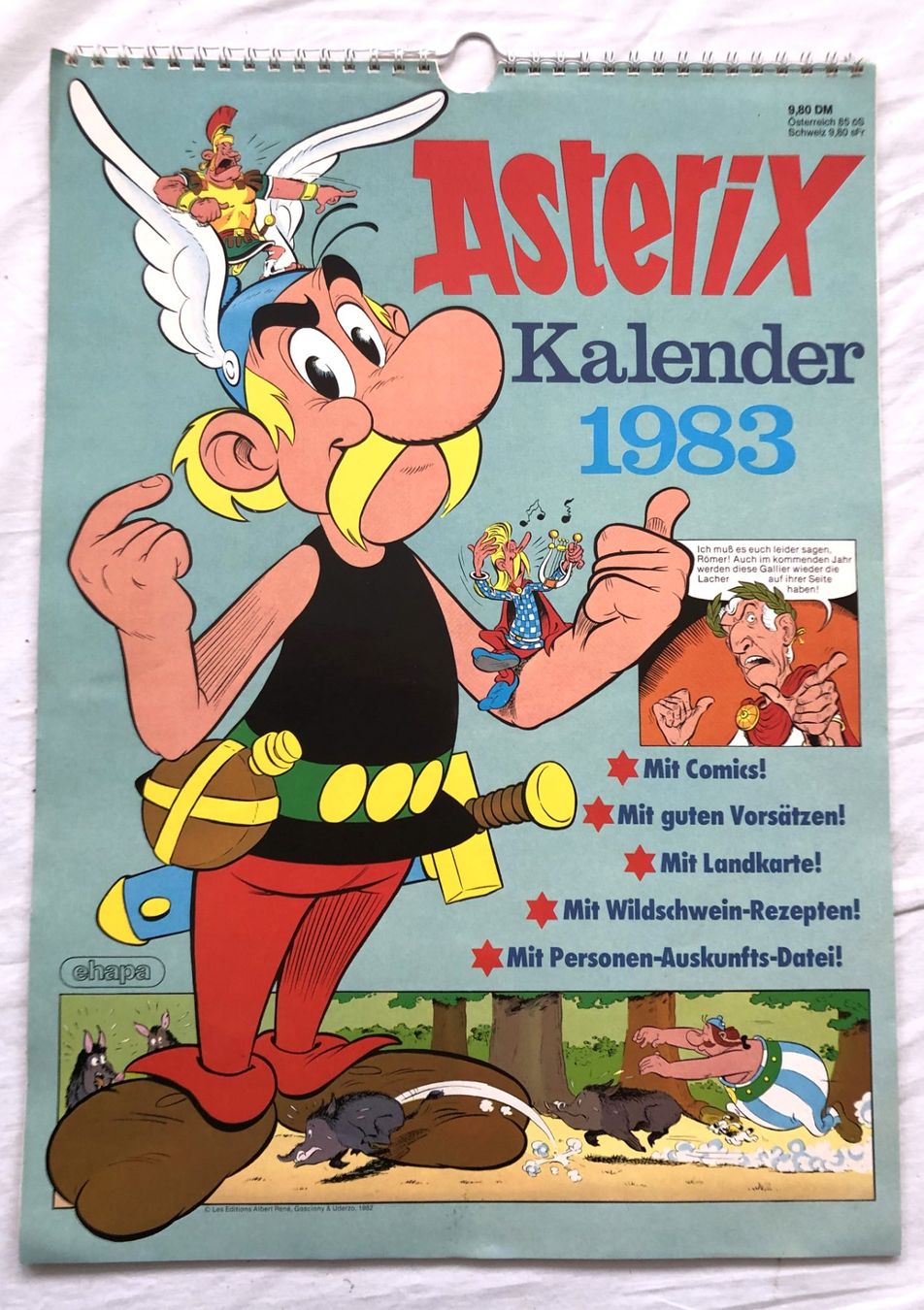 Calendari: ASTERIX - Kalender - 1983 – Usato da Schaffhausen venduto da durruti