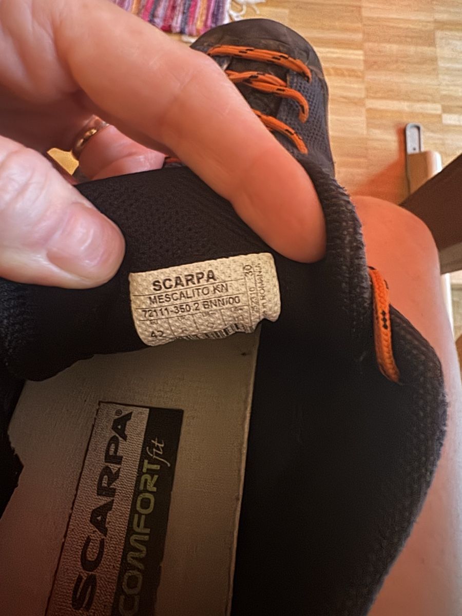 Scarpa Herrenschuhe: Trekkingschuhe, Scarpa Mescalito, Grösse 42 – Gebraucht aus Riehen von MsLena 1