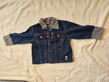Veste en jean Snoopy bleu 104 / 4 ans