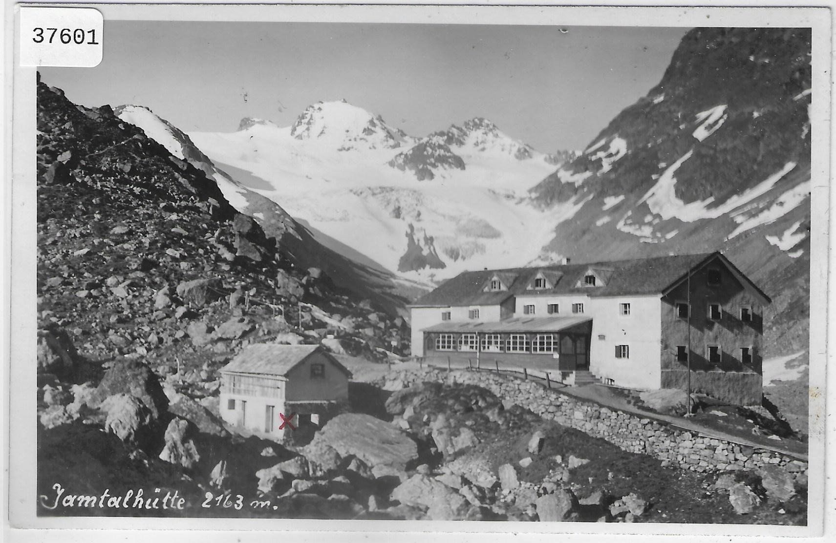 Ansichtskarten: Jamtalhütte - Dreiländerspitze – Gebraucht aus Ettingen von Kartenplanet