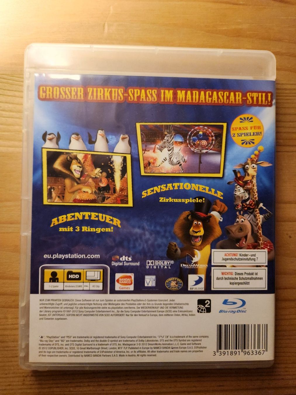 Giochi: PS3 - Madagascar 3 - Flucht durch Europa – Usato da Kandergrund venduto da BSD83 1
